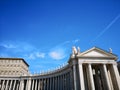 Saint Pedro square in Vatican, Italie Royalty Free Stock Photo