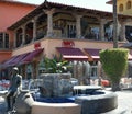 Square Scene in Downtown Palm Springs in the Southern Desert, California