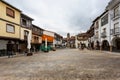 The square of the sculptor Aniceto Marinas, example of the typical and traditional architecture of the town of Villanueva de la