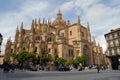 Square of Segovia and its cathedral