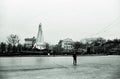 Square of Sevastopol, USSR, 1950th Royalty Free Stock Photo