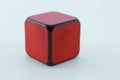 Square shape red bluetooth speaker Royalty Free Stock Photo