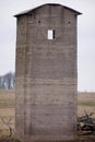 Square silo Royalty Free Stock Photo