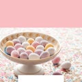 Square social media Easter template