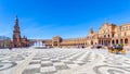 Square of Spain in Seville