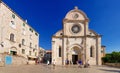 Square of St. James Cathedral, Sibenik Royalty Free Stock Photo