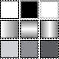 Square Stamps blanco Royalty Free Stock Photo