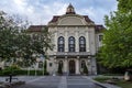 Square of Stefan Stambolov in front of the Plovdiv City Hall. Plovdiv, Bulgaria Royalty Free Stock Photo