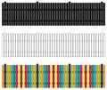 Square Style Picket Fence