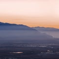 Square Sunrise over the mountains and Utah Valley
