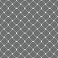 Square superimposed seamless abstract pattern monochrome or two Royalty Free Stock Photo