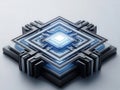 Square symmetry and stacked modules form enterpriselevel infrastructure Royalty Free Stock Photo