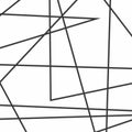 Square template with irregular intersecting lines.