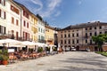 Square and terraces in Orta San Giulio