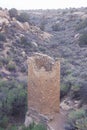 The Square Tower at Hovenweep National Monument Indian ruins, UT