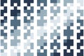 Square vertical pattern in blue and navy soft tones, featuring abstract pixelated stripes with structured geometric Royalty Free Stock Photo