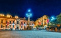 Square Virgin of the Kings Plaza Virgen de los Reyes and monum