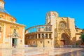 Square of the Virgin Saint Mary,Valencia Cathedral, Basilica of