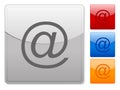 Square web buttons e-mail Royalty Free Stock Photo