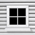 Square white country style window