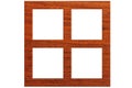 Square wooden frame Royalty Free Stock Photo