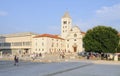 Square zeleni zadar dalmatia croatia europe Royalty Free Stock Photo