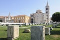 Square zeleni zadar dalmatia croatia europe Royalty Free Stock Photo