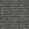 Squared street stone pavement. Seamless pattern.