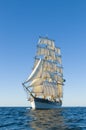 Squarerigger under sail Royalty Free Stock Photo