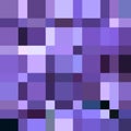 Squares in many different purple hue, squares and rectangles geometric pattern