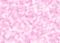 Vector Geometric Background with Pink Squares Pattern Royalty Free Stock Photo