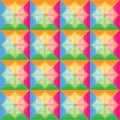 Squares pattern retro color background