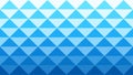 Vector Abstract Gradating Blue Geometric Background with Squares and Triangles Pattern