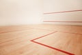 Squash court Royalty Free Stock Photo