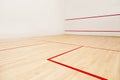 Squash court Royalty Free Stock Photo