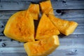 squash, pumpkin, or gourd, Cucurbita is a genus of herbaceous fruits in the gourd family, Cucurbitaceae, native to Andes and Royalty Free Stock Photo