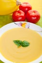 Squash soup Royalty Free Stock Photo