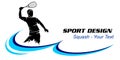 Squash sport logo in vector quality.