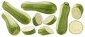 Squash vegetable marrow zucchini isolated on white background Royalty Free Stock Photo