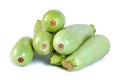 Squash vegetable marrow zucchini isolated on white background Royalty Free Stock Photo