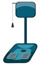 Squat Toilet Vector Illustration.