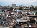 Squatter Shacks and Houses in a Slum Urban Area