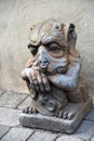 Squatting ogre in the old town of Weinheim