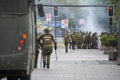 Chilean riot police