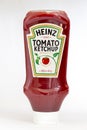 Squeezable bottle of Heinz Tomato ketchup Royalty Free Stock Photo