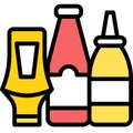 Squeeze bottle icon, Supermarket and Shopping mall related vector
