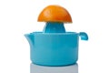 Squeezer and half orange Royalty Free Stock Photo