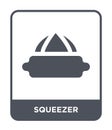 squeezer icon in trendy design style. squeezer icon isolated on white background. squeezer vector icon simple and modern flat