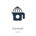 Squeezer icon vector. Trendy flat squeezer icon from kitchen collection isolated on white background. Vector illustration can be