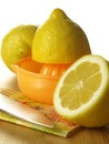 Squeezing lemon, Royalty Free Stock Photo